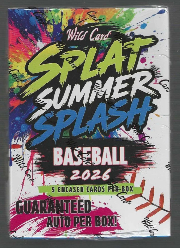2026 Wild Card Splat Summer Splash Baseball Pick Your Pack