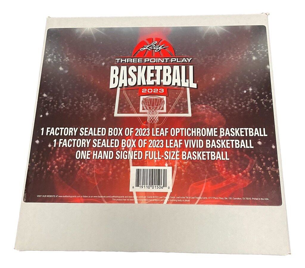 2023 Leaf Three Point Play Basketball Box