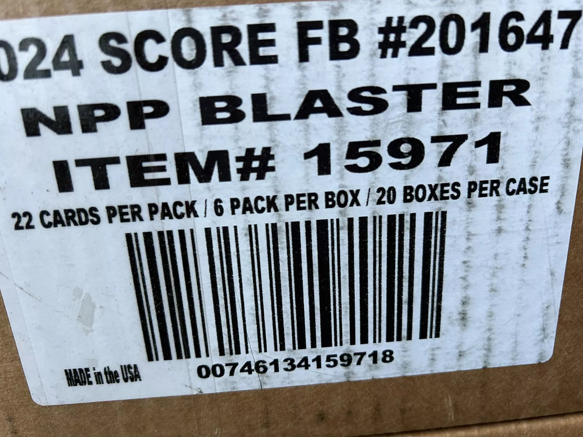 2024 Panini Score Football Blaster 20 Box Case