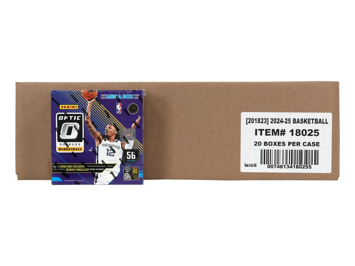 2024-25 Panini Donruss Optic Basketball Hobby Mega 20 Box Case (Green &amp; Red Seismic)