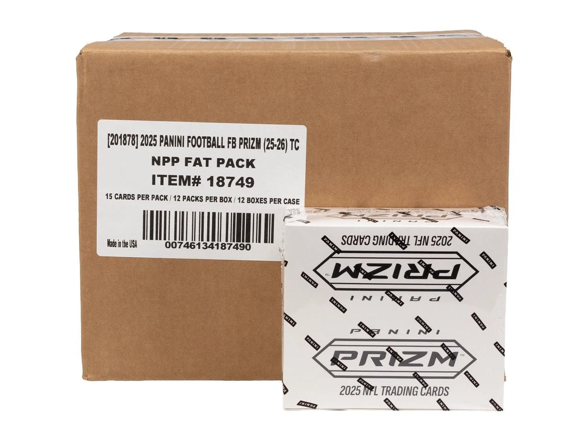 2025 PANINI PRIZM FOOTBALL JUMBO VALUE 12-PACK 12-BOX CASE