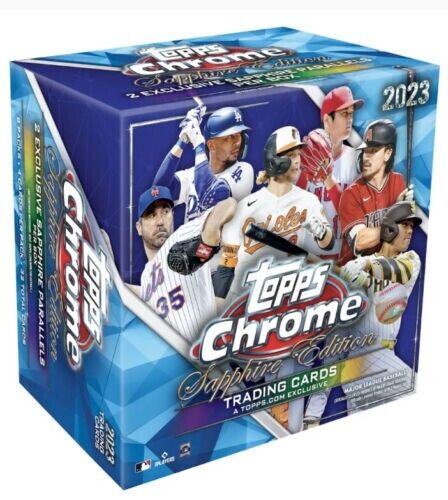 2023 Topps Chrome Baseball Sapphire Edition Box