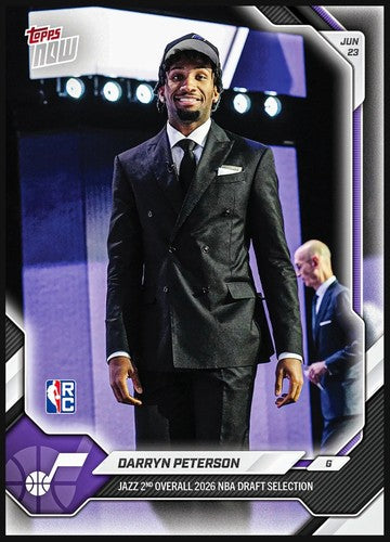 2026 Topps Now Darryn Peterson NBA Draft #DPET