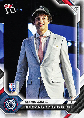 2026 Topps Now Keaton Wagler NBA Draft #KWAG