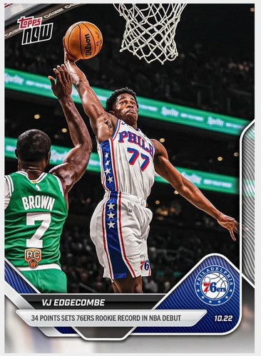 2026 Topps Now VJ Edgecomb Rookie Debut No.11