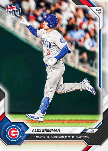 2026 Topps Now Alex Bregman No. 549 1st 3-HR 7-RBI Game No. 549