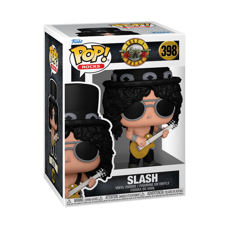 Slash Funko Pop Rocks 398 w/ Protector