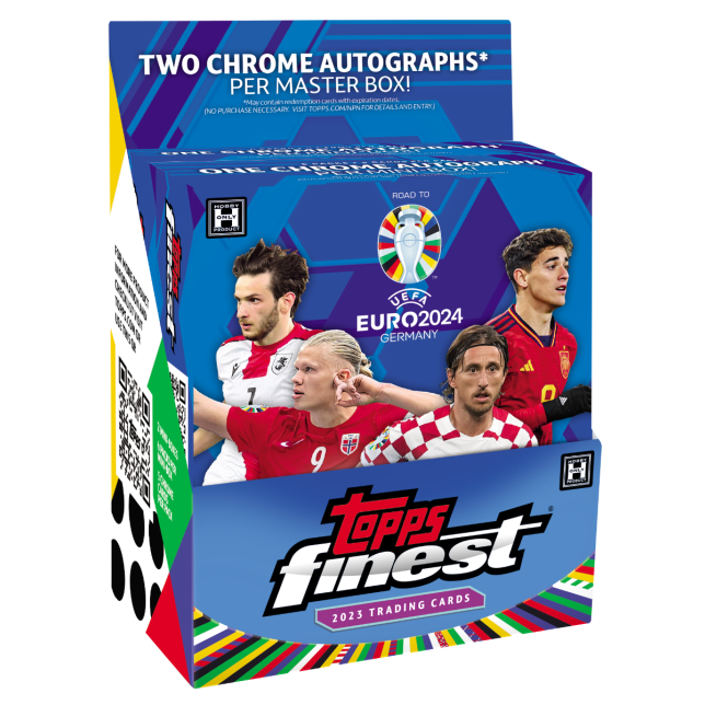 2023 Topps Finest Road To UEFA Euro 2024 Soccer Hobby Box