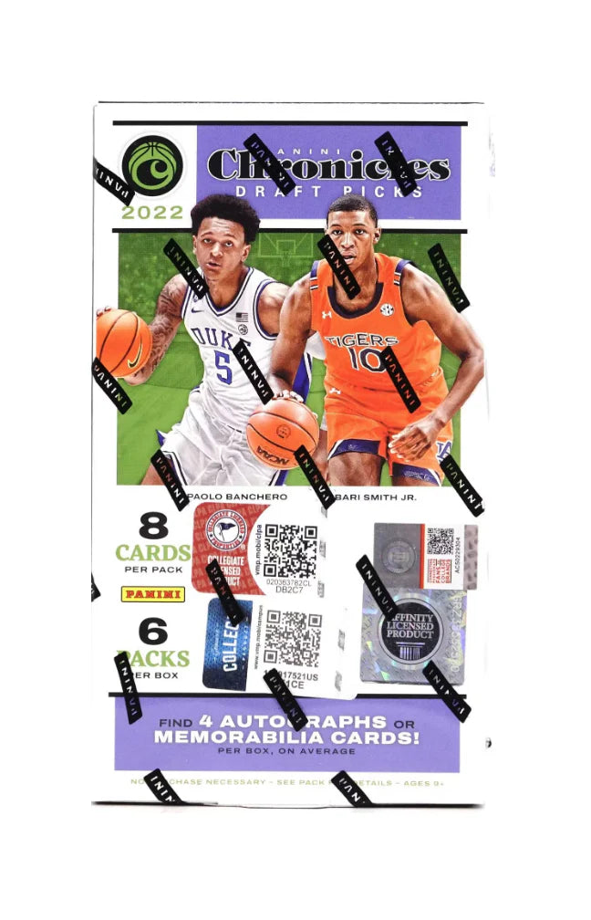 2022-23 Panini Chronicles Draft Picks Collegiate Basketball Hobby Box