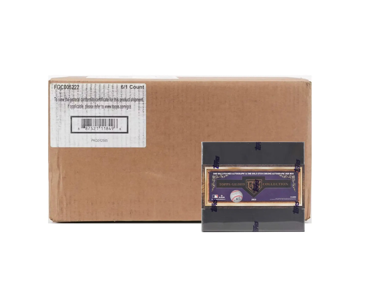 2024 Topps Gilded Collection Baseball Hobby Box 6-Box Case