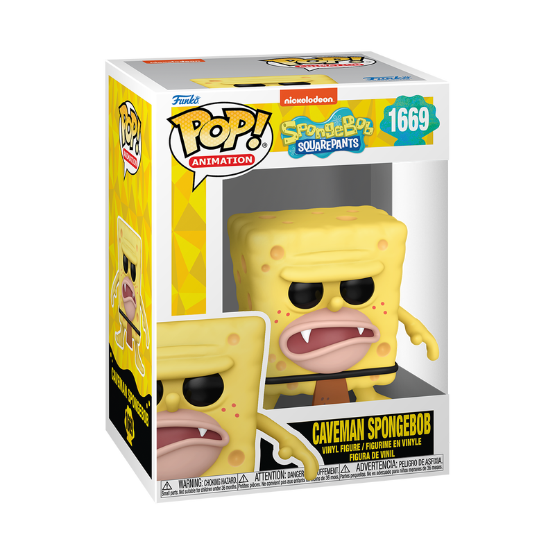 Caveman Funko Pop Spongebob Squarepants 1669 W/ Protector