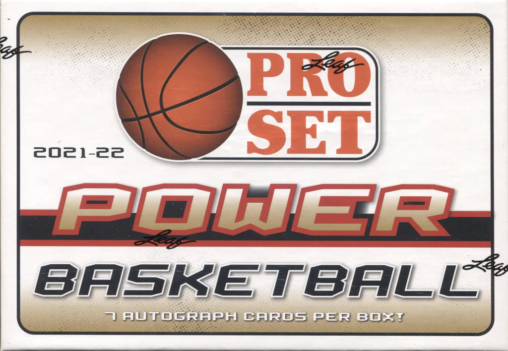 2021-22 Pro Set Power Basketball Hobby 12 Box Case