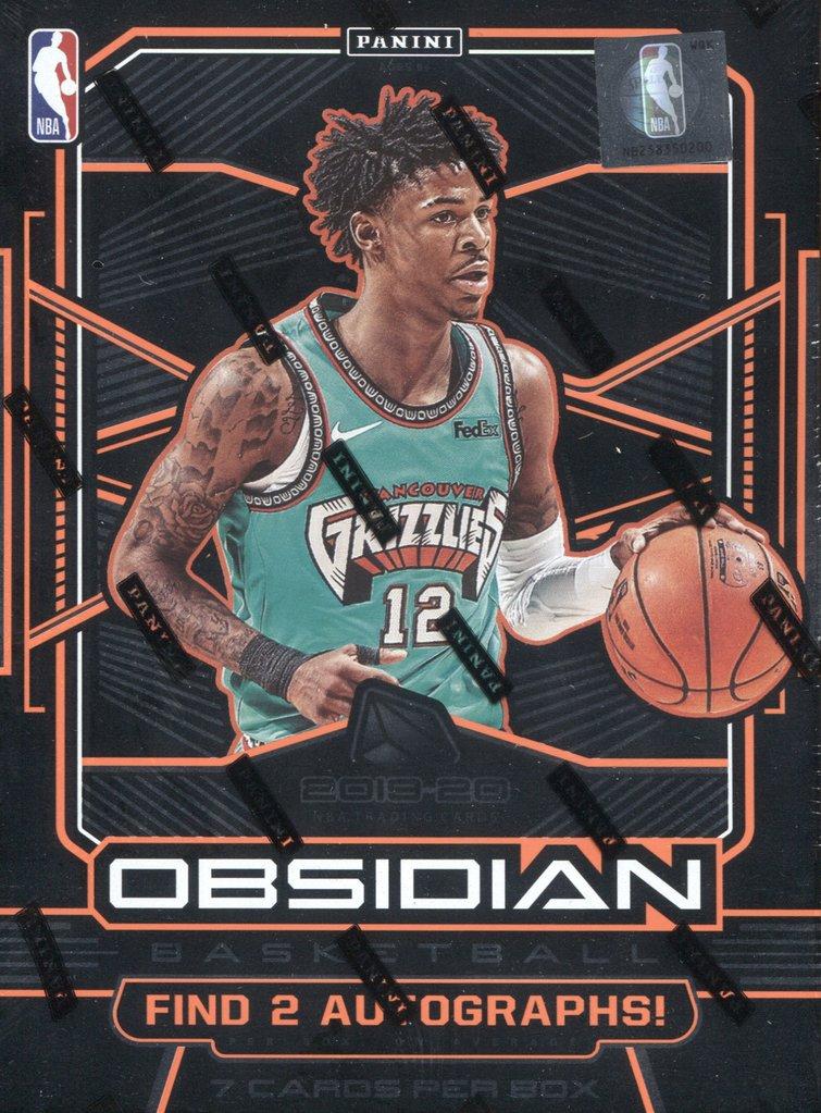 2019-20 Obsidian Basketball Hobby 12 Box Case