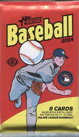2024 Topps Heritage Baseball Hobby Pick Your Pack