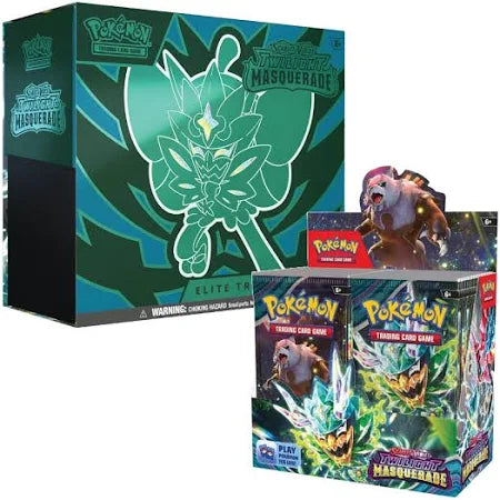 POKEMON TWILIGHT MASQUERADE BOOSTER BOX AND ELITE TRAINER BOX COMBO