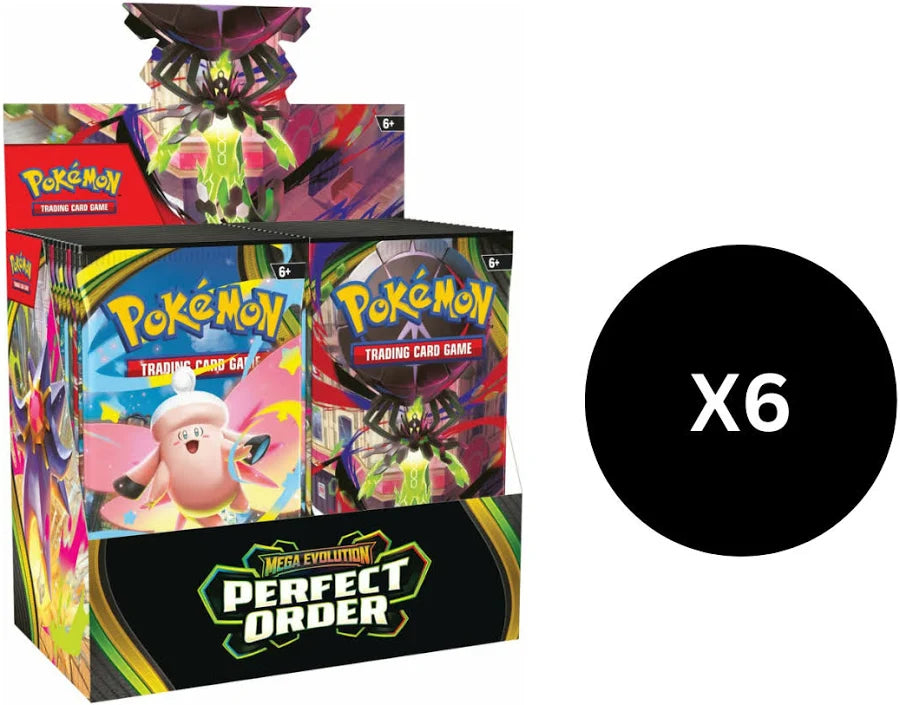 Pokemon Perfect Order Booster 6 Box Case