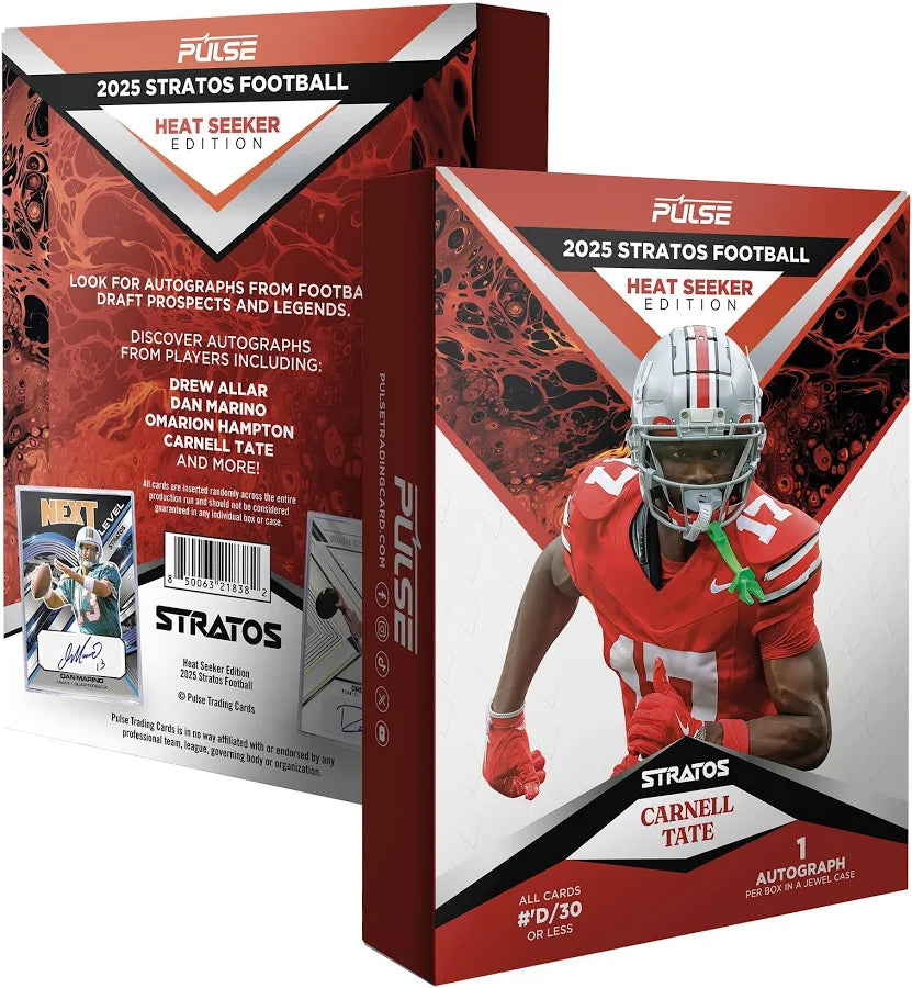 2025 Pulse Stratos Football Heat Seekers Edition Box