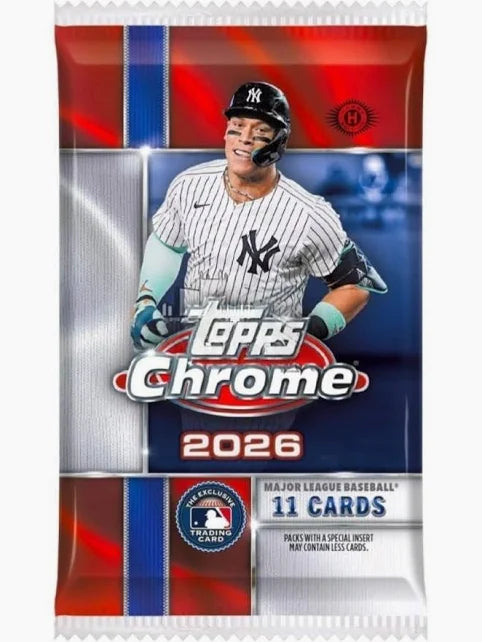 2026 Topps Chrome Baseball Jumbo Pick Your Pack