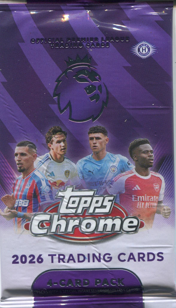 2025-26 Topps Chrome English Premier League Soccer Hobby Pick Your Pack