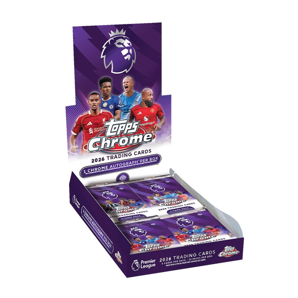2025-26 Topps Chrome English Premier League Soccer Hobby Box