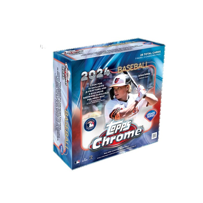 2024 Topps Chrome Update Baseball Mega Box Ships 12/17