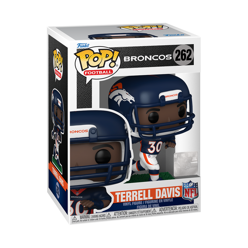 Terrell Davis Funko Pop NFL 262 W/ Protector