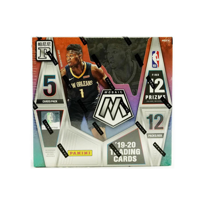 2019/20 Panini Mosaic Basketball Tmall Edition 12 Box Case