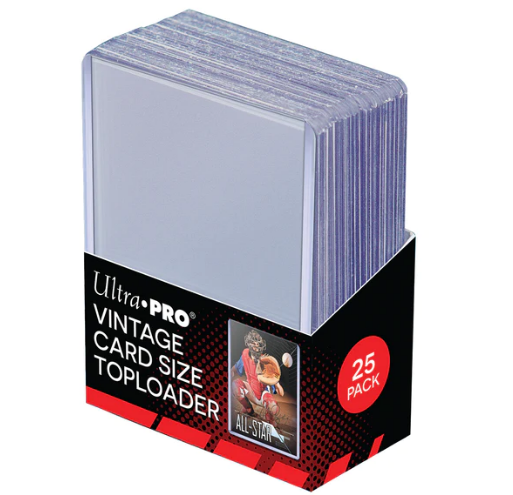 Ultra Pro Vintage Card Size Toploaders 25ct