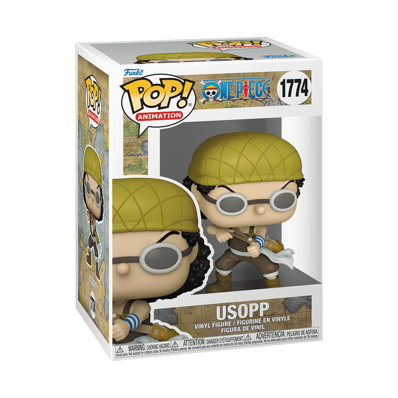 Usopp Funko Pop One Piece 1774 W/ Protector