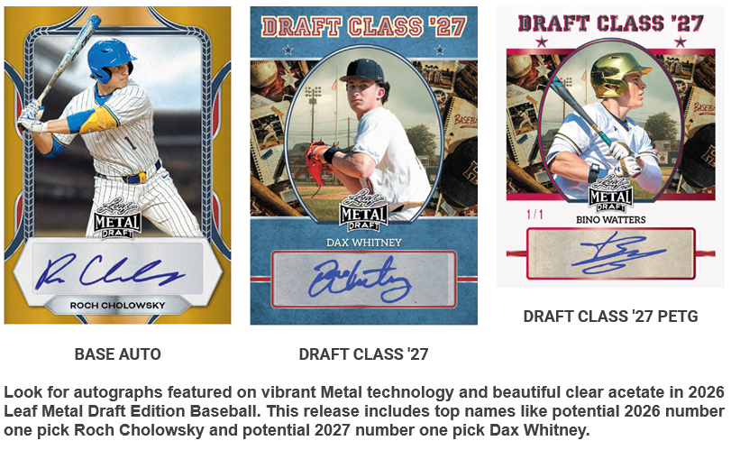 2026 Leaf Metal Draft Baseball Hobby Box *Presale*