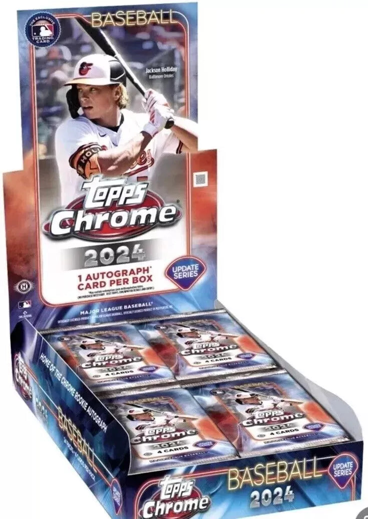 2024 Topps Chrome Update Baseball Hobby Box Pick Your Pack