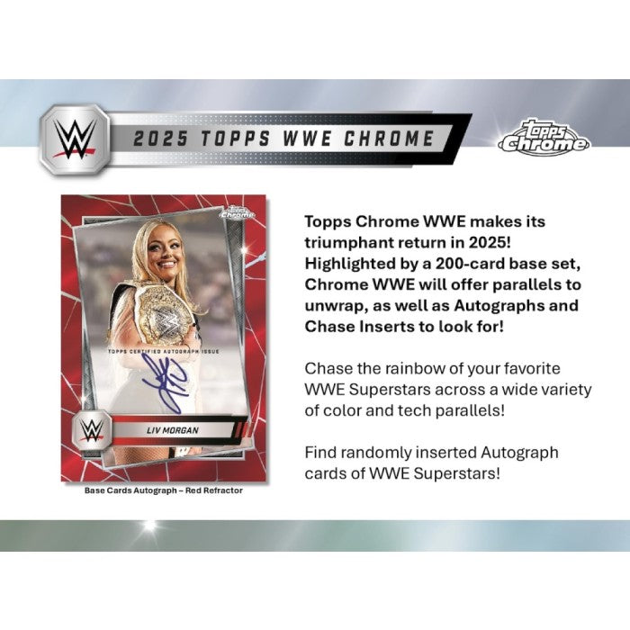 2025 Topps WWE Wrestling Chrome Blaster Box