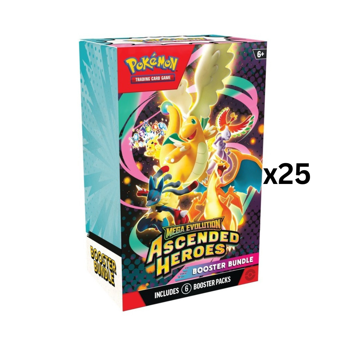Pokemon Ascended Heroes Booster Bundle Box 25-Box Case