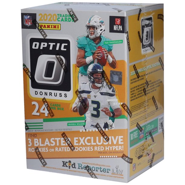 2020 Optic Football Retail Blaster Box Fanatics (Red Hyper)
