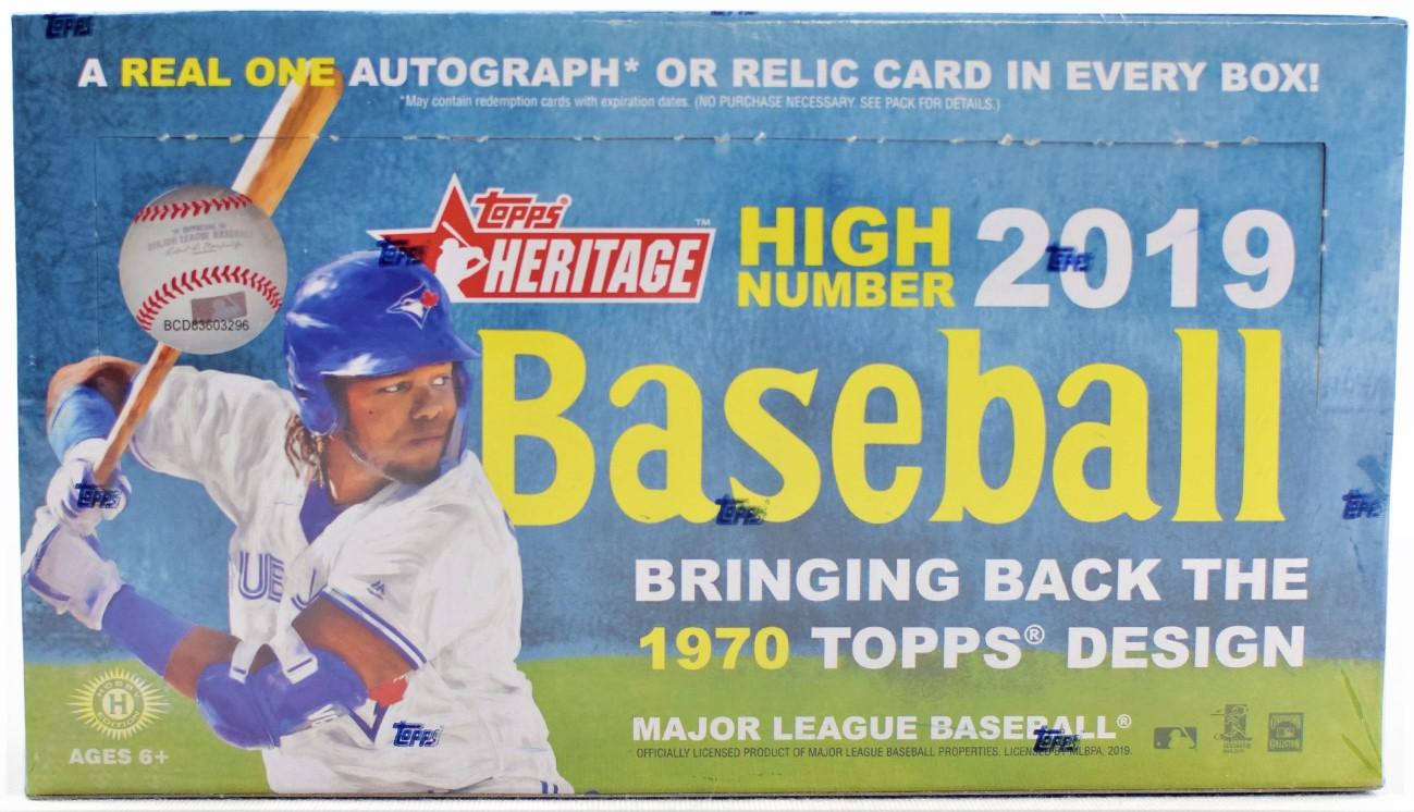 2022 Topps MLB Heritage High Number Baseball Trading Card Blaster Box