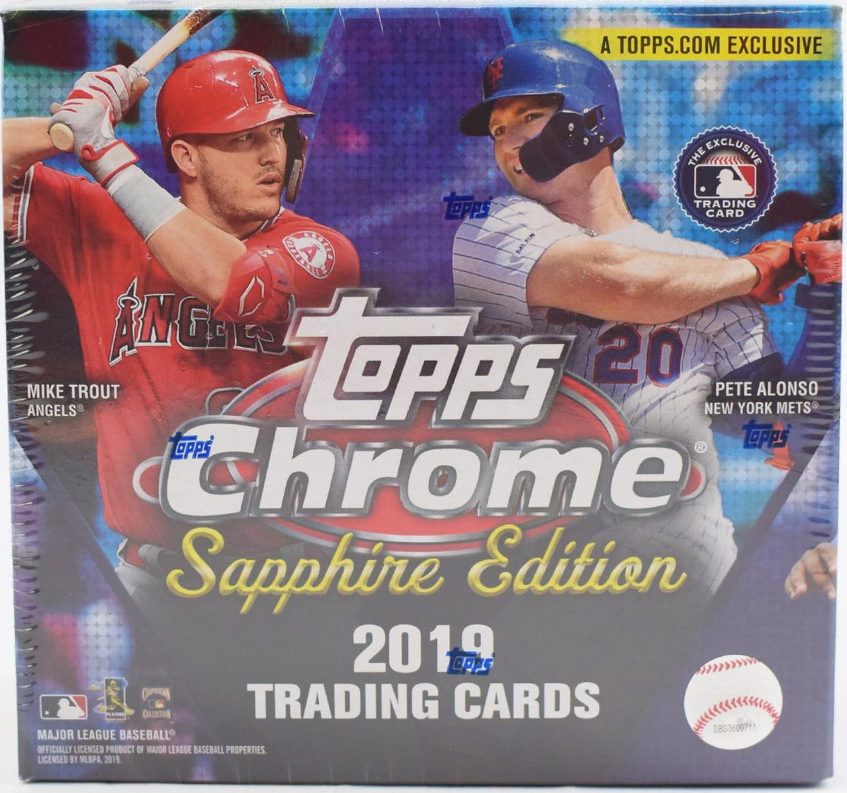 2019 Topps Chrome Baseball Sapphire Edition Box