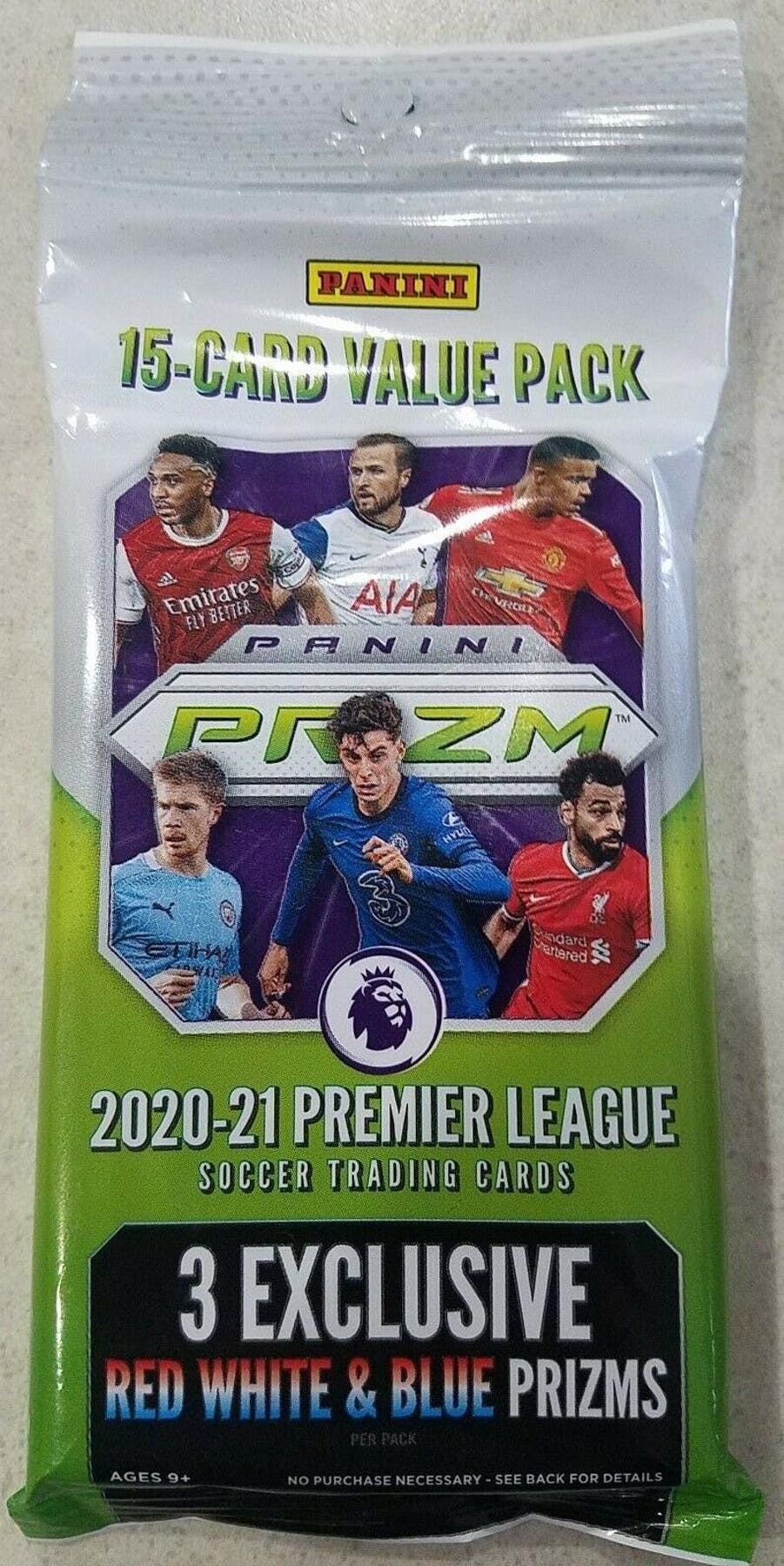 2020/21 Panini Prizm English Premier League Soccer Fat Pack