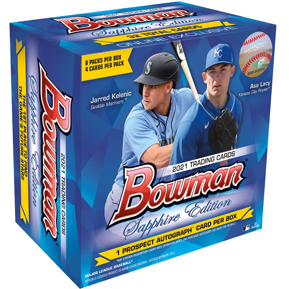 2021 Bowman Baseball Factory Sealed Sapphire Edition Box