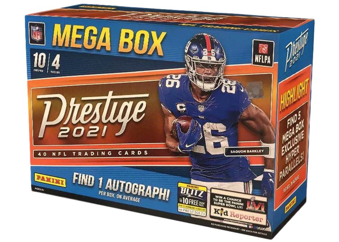 2021 Panini Prizm Football Mega Box - 40 Trading India