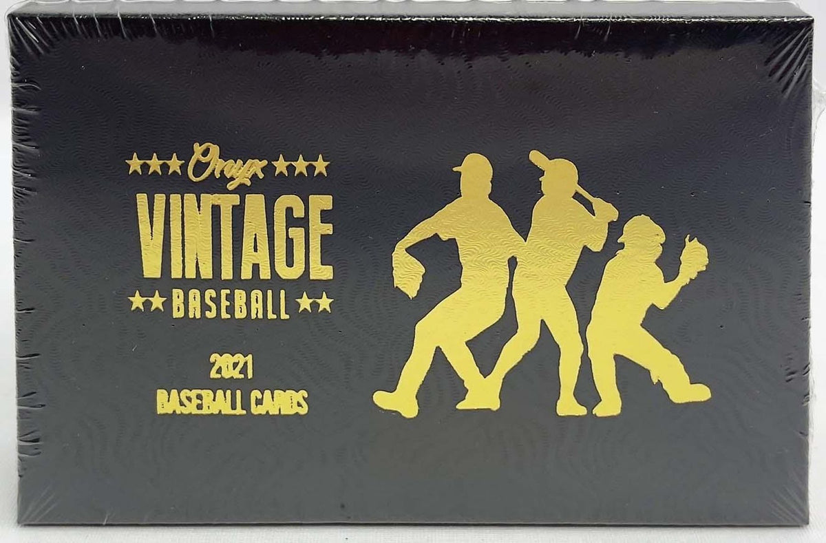 2021 Onyx Vintage Collection Baseball Factory Sealed Box