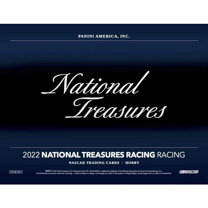 2022 Panini National Treasures Racing Hobby 4 Box Case