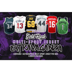 2022 Gold Rush Extravaganza Baseball Jersey Edition 6-Box Case