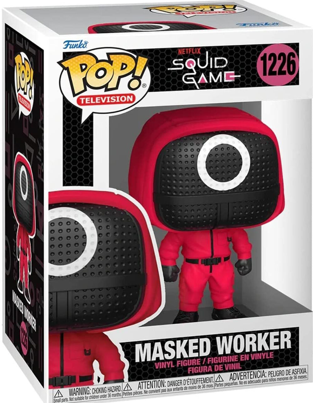 Masked Worker Funko Pop Squid Game 1226 W/ Protector