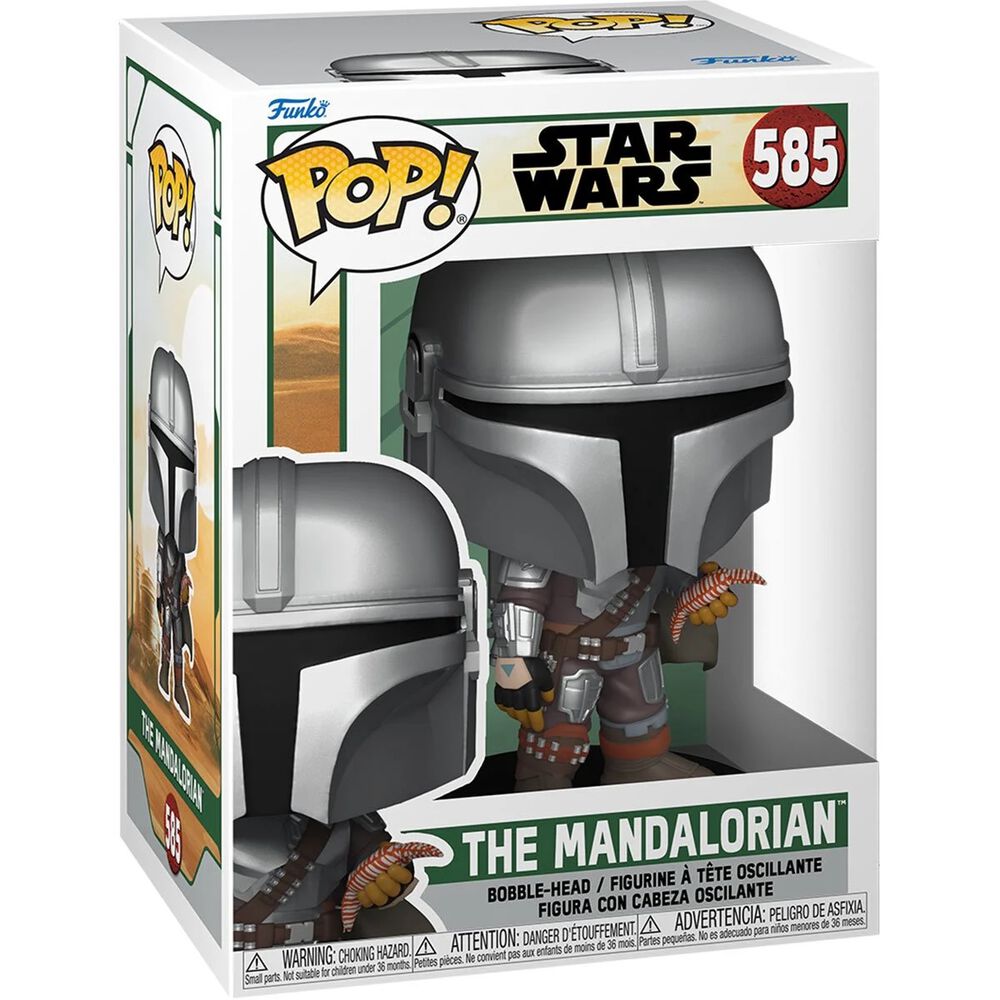 The Mandalorian Funko Pop Star Wars 585 W/ Protector