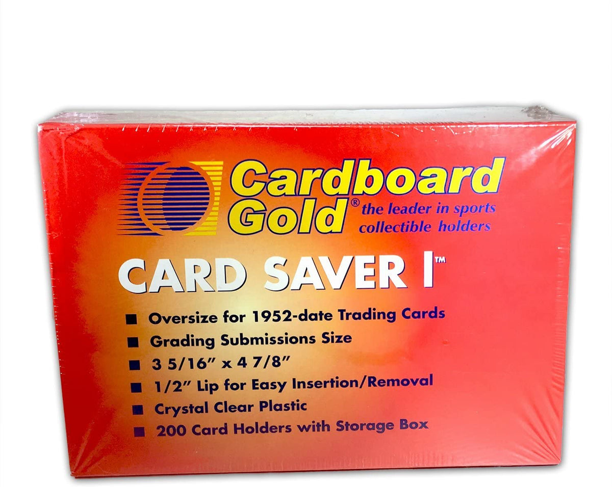 Cardboard Gold Card Saver 1 Box
