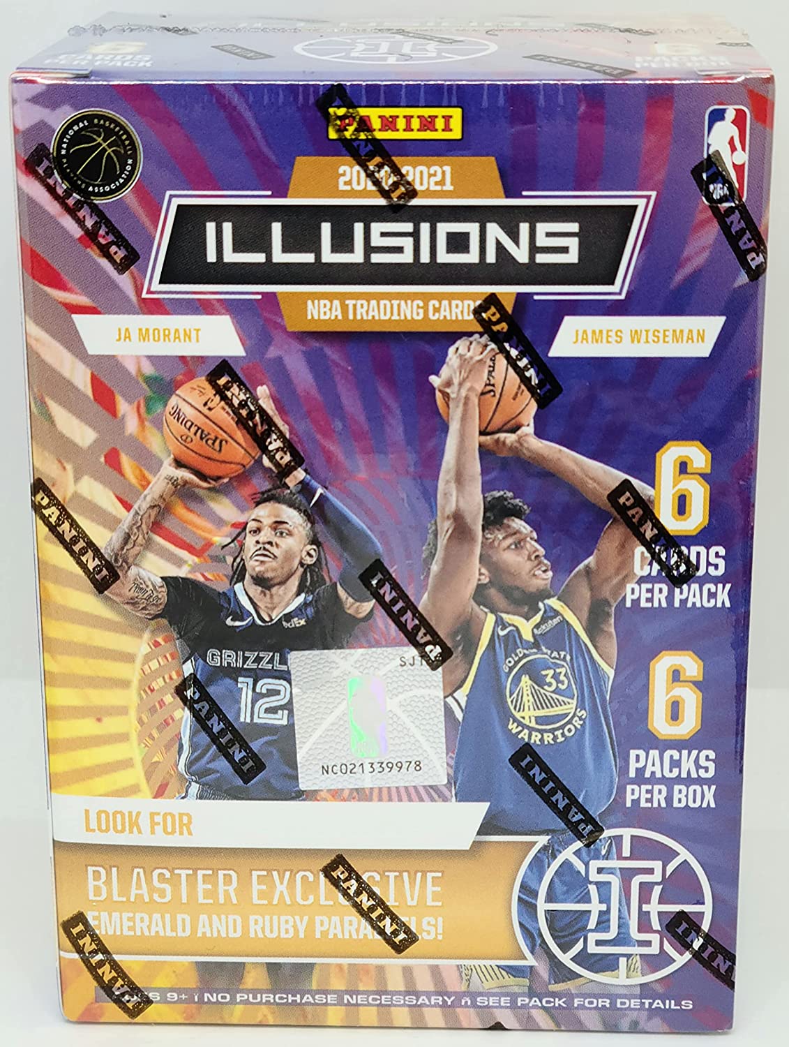 2020/21 Panini Illusions Basketball Blaster Box