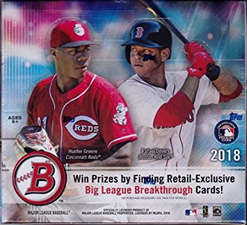2018 Bowman Baseball Retail Box