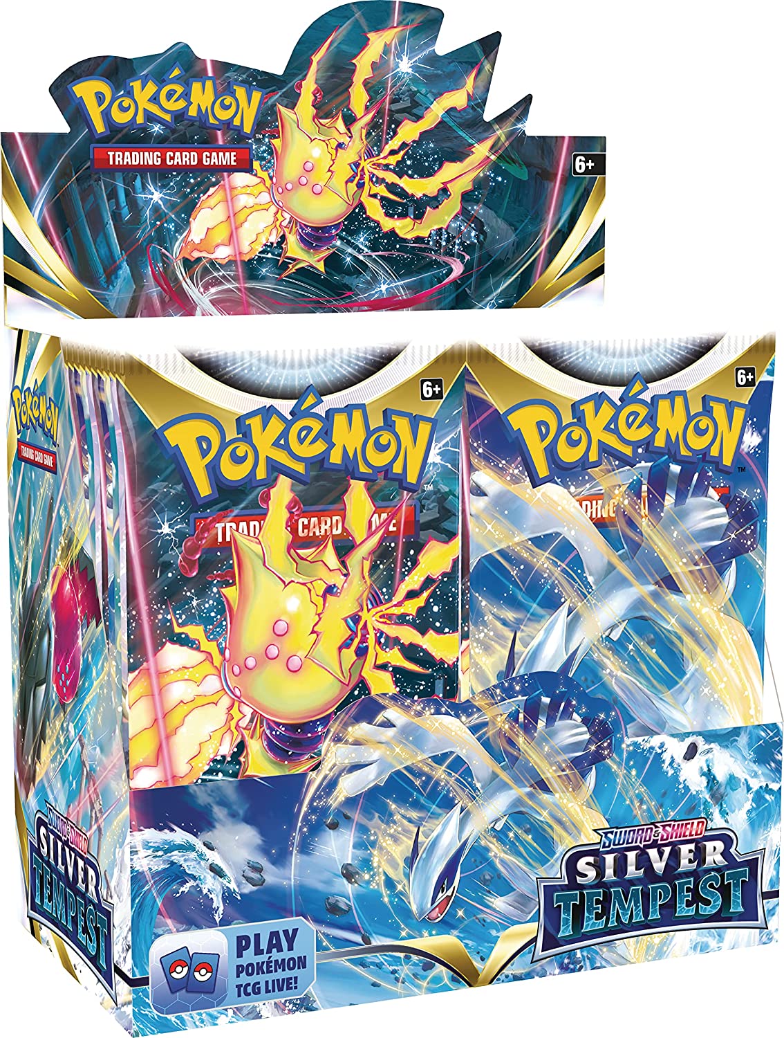 Pokemon Sword &amp; Shield Silver Tempest Booster Box