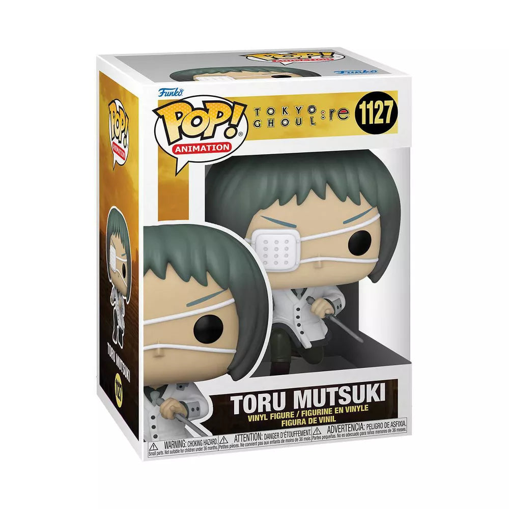 Toru Mutsuki Funko Pop Tokyo Ghoul:re 1127 W/ Protector