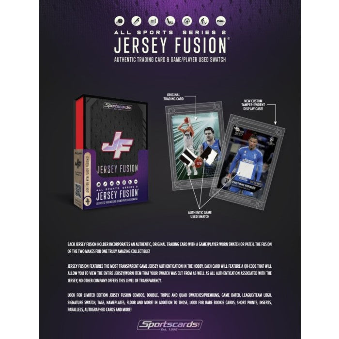 2023 Jersey Fusion All-Sport Series 2 10 Hobby Box Display